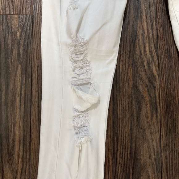 Just Black jeans with rips down down the legs - Picture 2 of 3